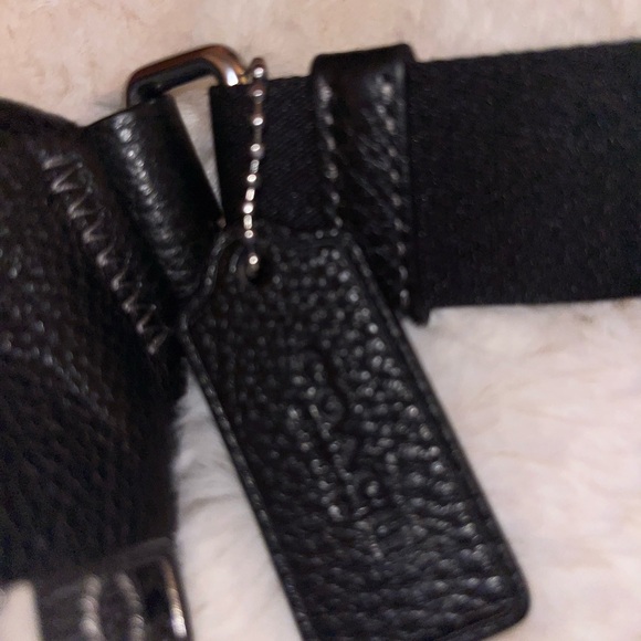 Coach Black Leather crossbody/Belt/Bum bag - Picture 6 of 9
